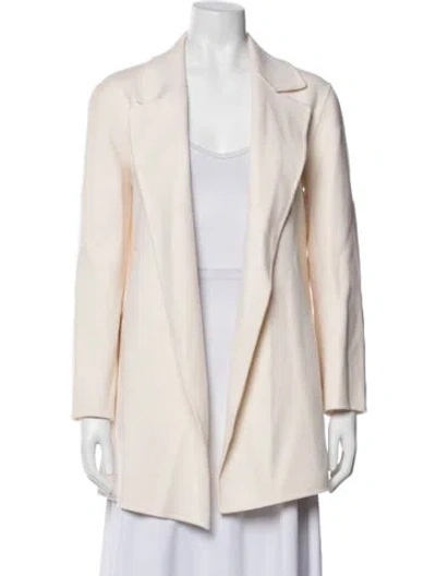 Pre-owned Theory Wool Jacket In Neutrals