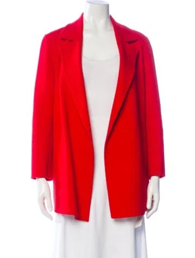 Pre-owned Theory Wool Jacket In Orange