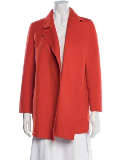 Pre-owned Theory Wool Jacket In Orange