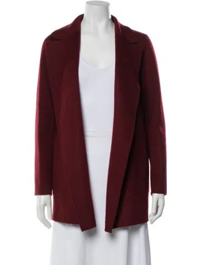 Pre-owned Theory Wool Jacket In Orange