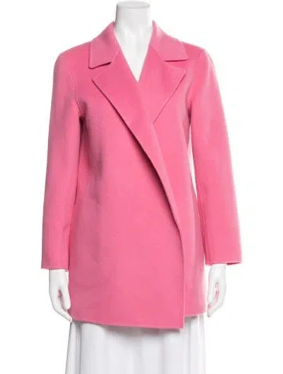 Pre-owned Theory Wool Jacket In Pink