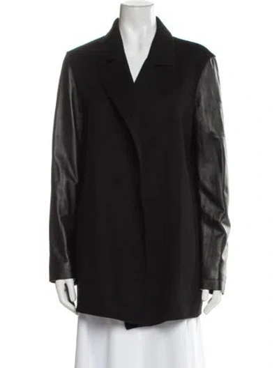Pre-owned Theory Wool Jacket W/ Tags In Black