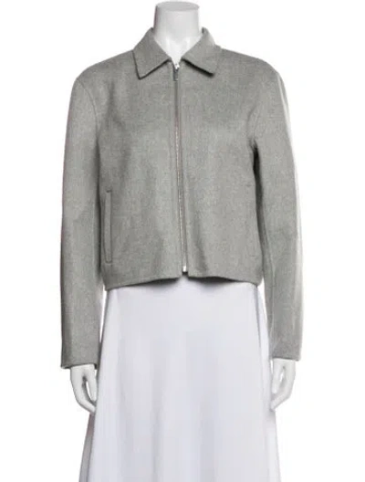 Pre-owned Theory Wool Jacket W/ Tags In Neutrals