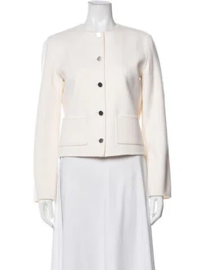 Pre-owned Theory Wool Jacket W/ Tags In Neutrals