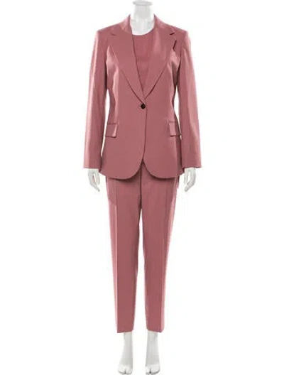 Pre-owned Theory Wool Jacket W/ Tags In Pink