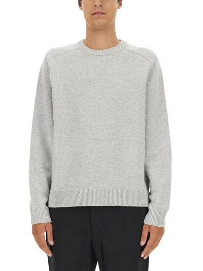 Theory Grey Wool Jersey In Gray