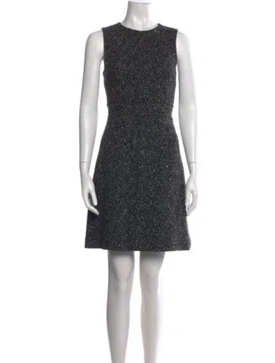 Pre-owned Theory Wool Knee-length Dress In Multi
