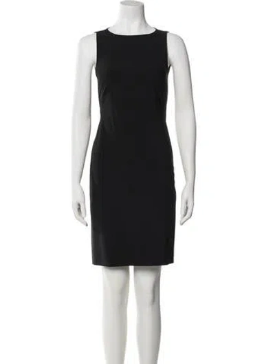 Pre-owned Theory Wool Mini Dress In Blue