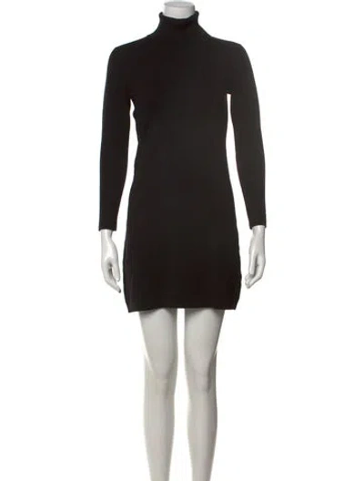 Pre-owned Theory Wool Mini Dress In Gray