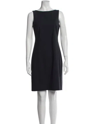 Pre-owned Theory Wool Mini Dress In Multi
