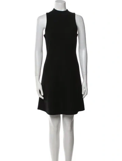 Pre-owned Theory Wool Mini Dress W/ Tags In Black