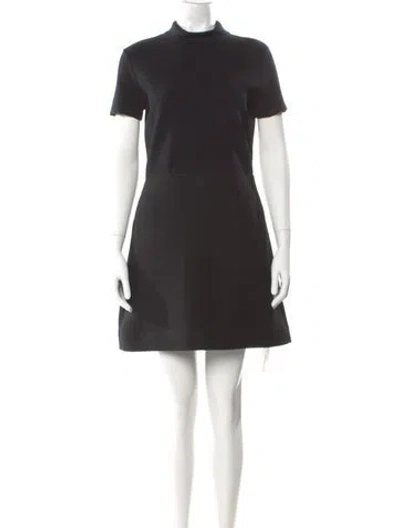 Pre-owned Theory Wool Mini Dress W/ Tags In Black