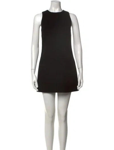 Pre-owned Theory Wool Mini Dress W/ Tags In Black