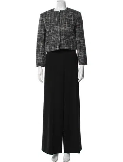 Pre-owned Theory Wool Pant Set In Black