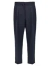 Theory Wool Trousers With Pleated Front And Back Pocket