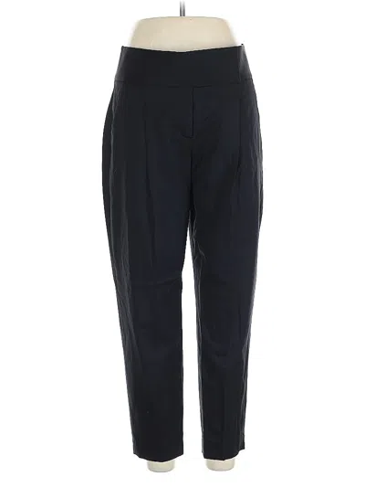 Pre-owned Theory Wool Pants In Black