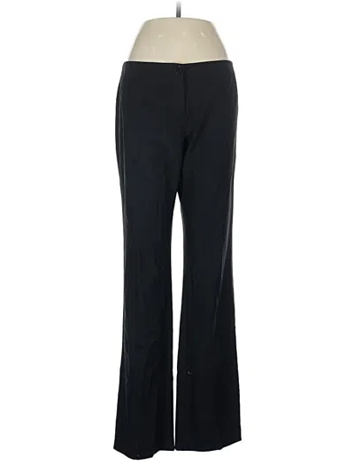 Pre-owned Theory Wool Pants In Black