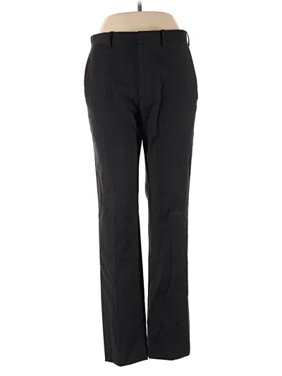 Pre-owned Theory Wool Pants In Black