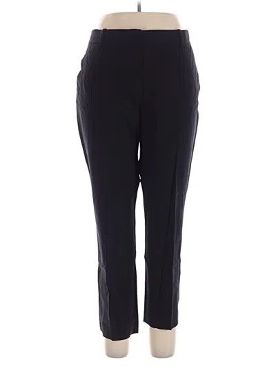 Pre-owned Theory Wool Pants In Black