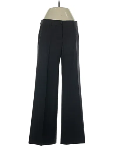 Pre-owned Theory Wool Pants In Black