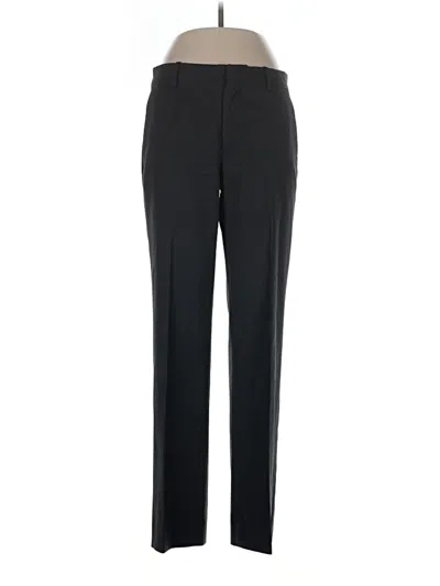 Pre-owned Theory Wool Pants In Black