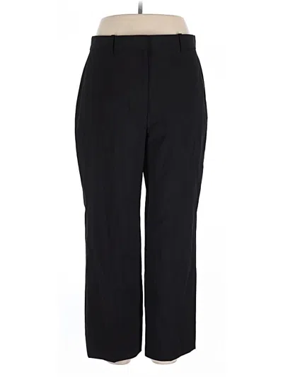 Pre-owned Theory Wool Pants In Black