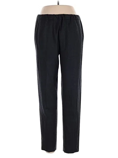 Pre-owned Theory Wool Pants In Black