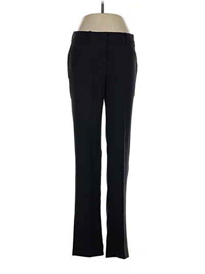Pre-owned Theory Wool Pants In Black