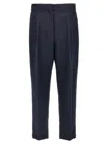 THEORY WOOL PANTS BLUE