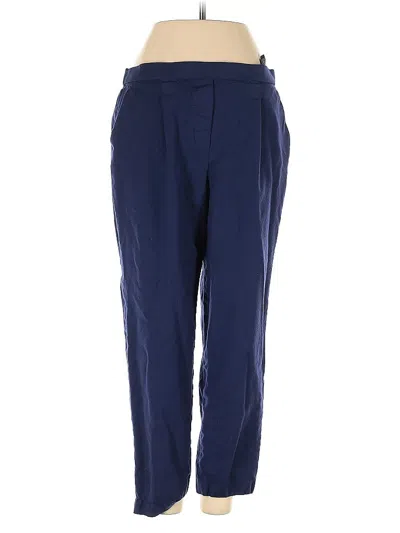 Pre-owned Theory Wool Pants In Blue