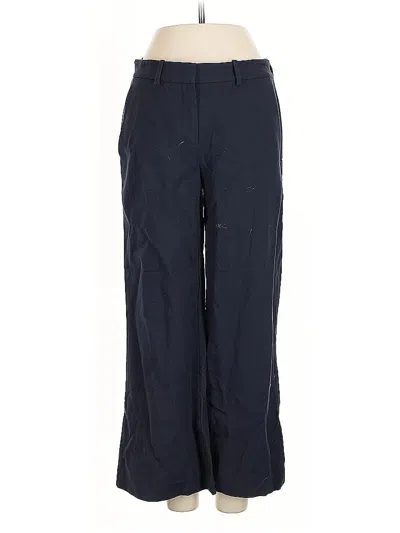 Pre-owned Theory Wool Pants In Blue
