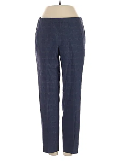Pre-owned Theory Wool Pants In Blue
