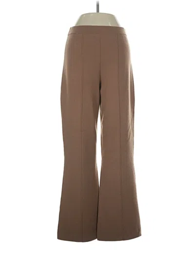 Pre-owned Theory Wool Pants In Brown