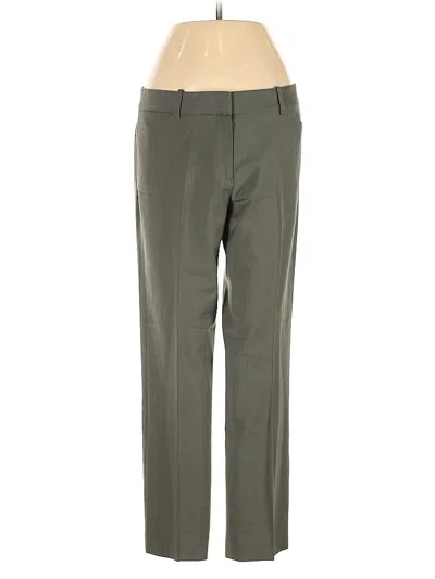 Pre-owned Theory Wool Pants In Gray