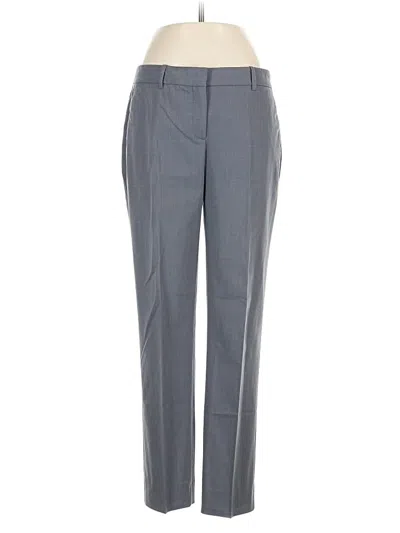 Pre-owned Theory Wool Pants In Gray