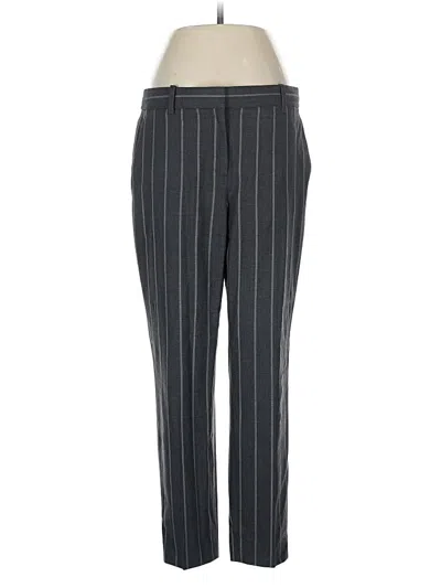 Pre-owned Theory Wool Pants In Gray