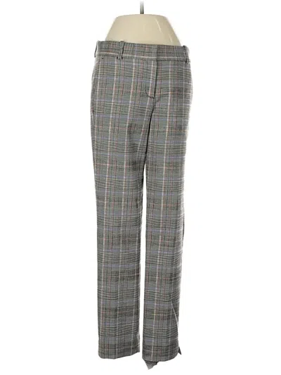 Pre-owned Theory Wool Pants In Gray
