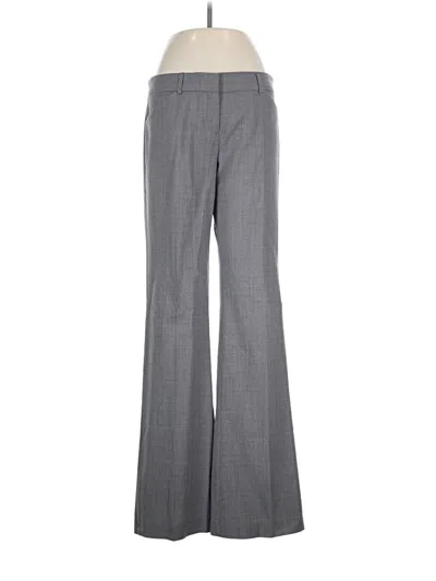 Pre-owned Theory Wool Pants In Gray