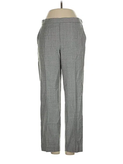 Pre-owned Theory Wool Pants In Gray