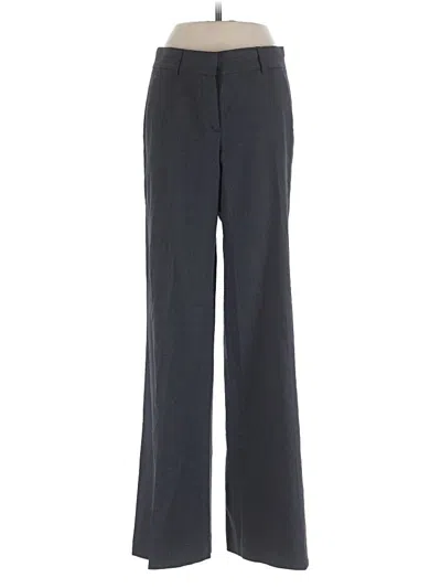 Pre-owned Theory Wool Pants In Gray