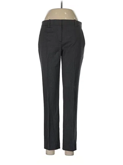 Pre-owned Theory Wool Pants In Gray