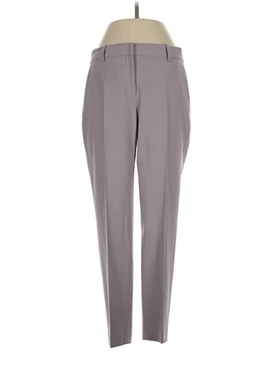Pre-owned Theory Wool Pants In Gray