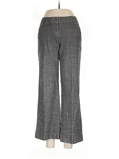 Pre-owned Theory Wool Pants In Gray