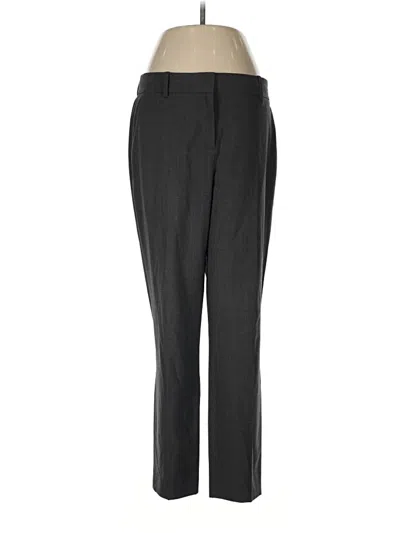 Pre-owned Theory Wool Pants In Gray