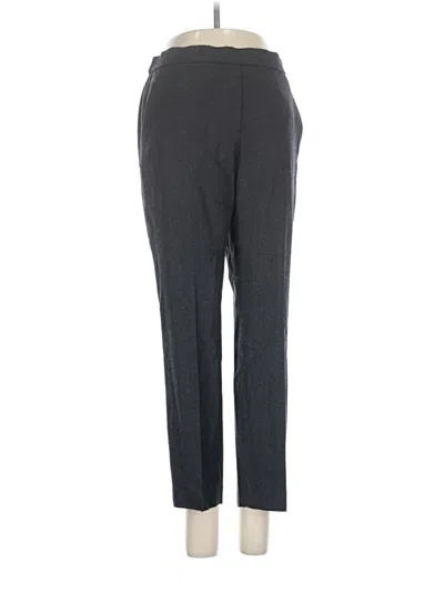 Pre-owned Theory Wool Pants In Gray