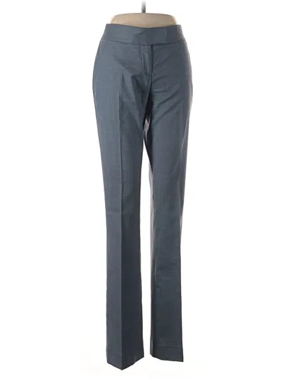 Pre-owned Theory Wool Pants In Gray