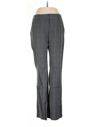 Pre-owned Theory Wool Pants In Gray