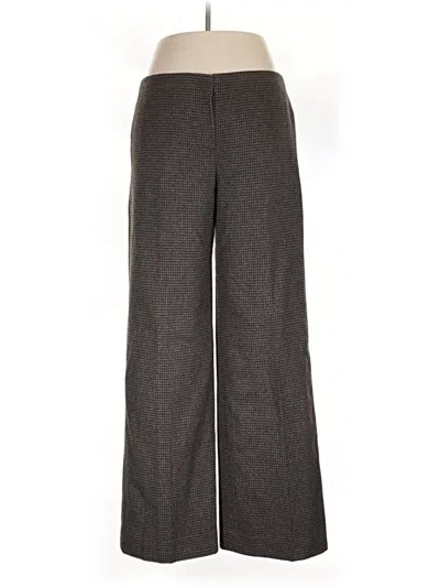 Pre-owned Theory Wool Pants In Gray