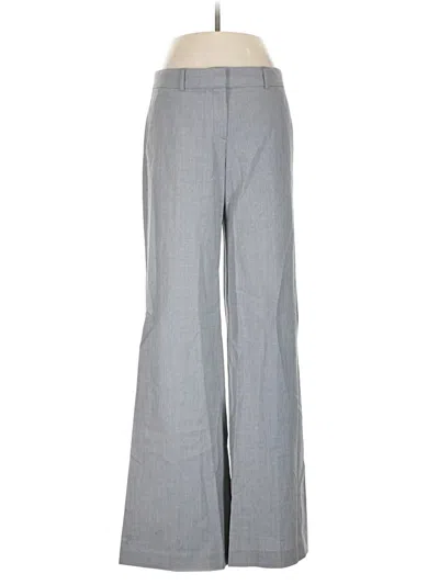 Pre-owned Theory Wool Pants In Gray