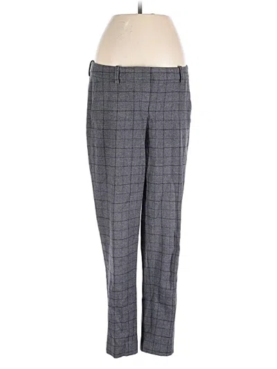 Pre-owned Theory Wool Pants In Gray